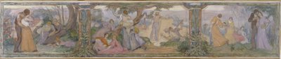 Sketch for the Issy-les-Moulineaux town hall: La Vie, between 1896 and 1897 by Victor Emile Prouve