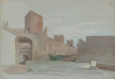 Porta San Lorenzo, Rome by Victor François Eloi Biennourry