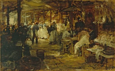 The Madeleine Market by Victor Gabriel Gilbert
