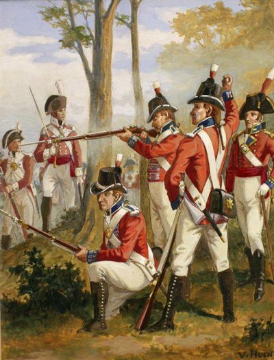 Royal Marines Uniforms 1790-1807, c.1924 by Victor Huen