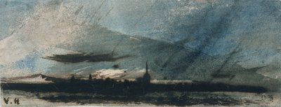 Town at Dusk by Victor Hugo