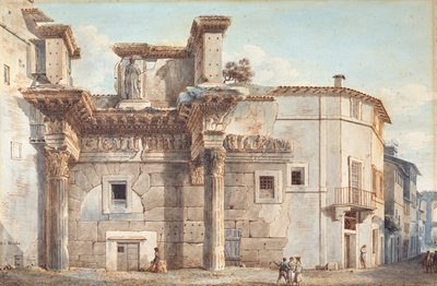The Forum of Trajan in Rome by Victor Jean Nicolle