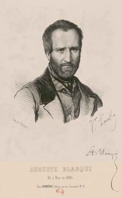 Portrait of Louis-Auguste Blanqui by Victor Larsky