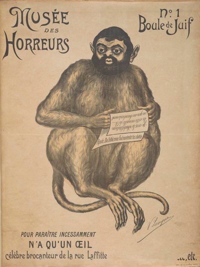 Gallery of Horrors: Joseph Reinach, 1899 by Victor Lenepveu