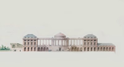 First design for the Chateau du Bouilh, Saint Andre de Cubzac, Aquitaine, c.1787 by Victor Louis