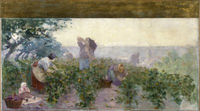Sketch for Bagnolet Town Hall: Harvest by Victor Marec