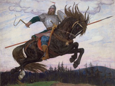 A Bogatyr by Victor Mikhailovich Vasnetsov
