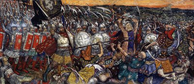 The Battle of Kulikovo on September 8 by Victor Mikhailovich Vasnetsov