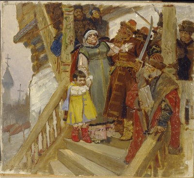 The Arrest of Marfa Boretskaya in Novgorod in 1478 by Victor Mikhailovich Vasnetsov