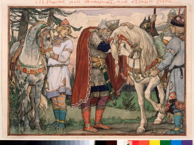 Canto of Oleg the Wise by Victor Mikhailovich Vasnetsov