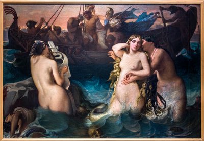 Ulysses and the Sirens by Victor Mottez