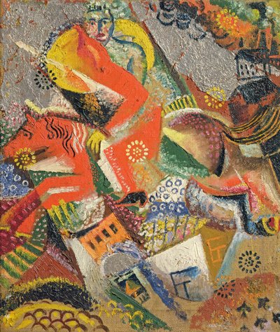 Composition with Red Horseman by Victor Nikandrovich Palmov