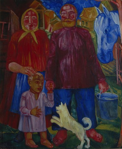 The Family of the Serednyaks, 1929 by Victor Nikandrovich Palmov