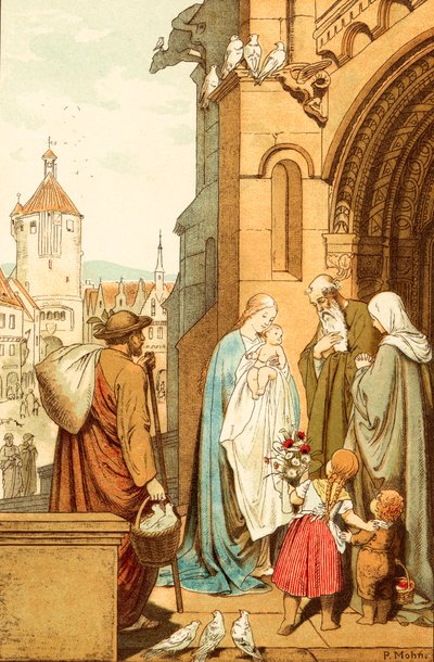 Christ Brought to Jerusalem by Victor Paul Mohn