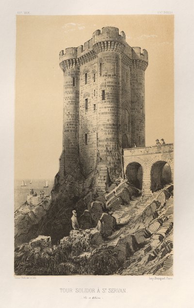 Tour Solidor at St. Servan Ille-et-Vilaine by Victor Petit