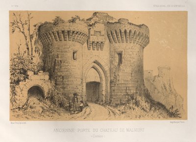 Ancienne Porte Du Chateau De Malmort Correze by Victor Petit
