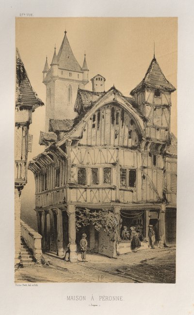Pl. 27, Maison A Peronne Somme by Victor Petit
