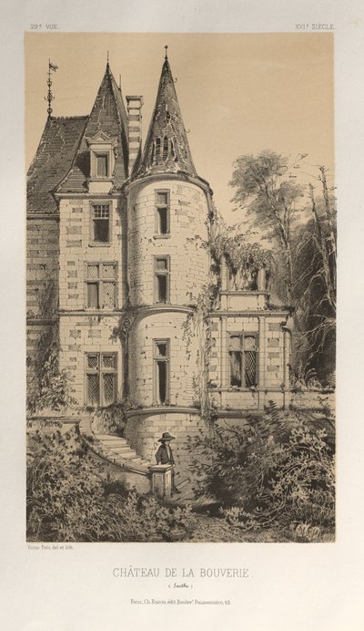 Chateau De La Bouverie Sarthe by Victor Petit