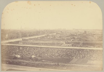 Panoramic View East of Museum (Plate XVI) by Victor Prevost, Gaston L. Feuardent and Co., New York