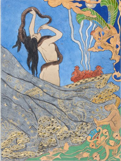 Illustration to Salammbô by Gustave Flaubert by Victor Prouvé