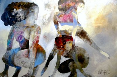 Colorful Abstract Figures by Victor Tkachenko