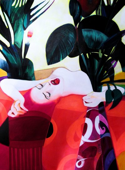 Sensual Tropical Woman by Victor Tkachenko