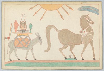 The Horse and the Ass, Illustration for Aesop