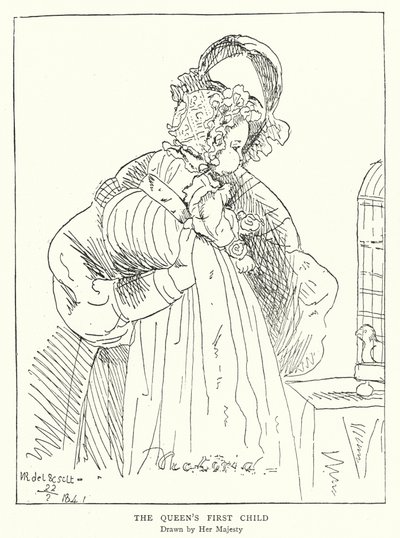 Queen Victoria’s first child, drawn by Her Majesty by Victoria Queen