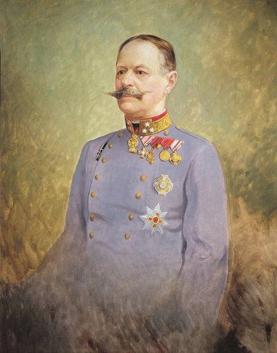 General Alexander Freiherr von Krobatin, c.1916 by Vienna Nedomansky Studio