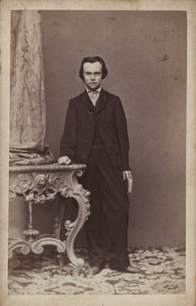 Portrait of the Composer Anton Rubinstein 1829-1894 by Vienna . Photo studio Franz Schultz