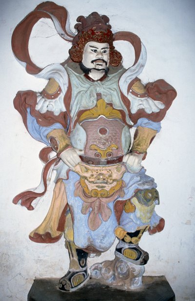 Statue of Guardian of Temple, Thien Mu Pagoda, Hue, Vietnam by Vietnamese School