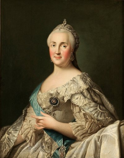 Portrait of Empress Catherine II 1729-1796 by Vigilius Erichsen