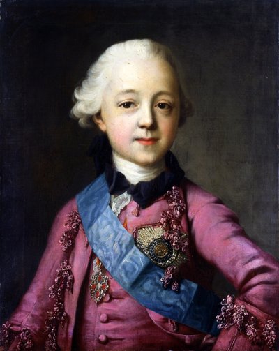 Portrait of Grand Duke Pavel Petrovich by Vigilius Erichsen