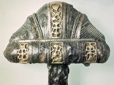 (Detail) of a Sword Hilt with Stamped Decoration by Viking