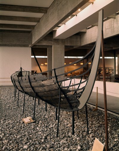 Viking Ship found in the Roskilde Fjord, Denmark by Viking