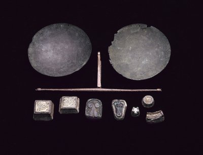 Balance beam for a set of scales, from a Viking boat burial at Kiloran Bay, Colonsay, Argyll, 875-925 AD by Viking Viking