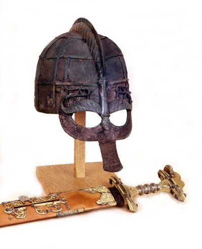 Viking helmet and sword by Viking Viking