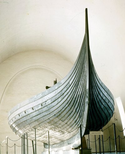 Viking ship (drakkar) from Gokstad near Oslo. Oslo Bygdoy museum, Norway. by Viking Viking