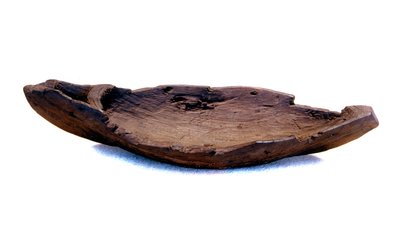 Viking wooden toy in the shape of a ship found near a Viking site in Greenland by Viking Viking
