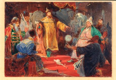 Tsar Ivan III (The Great) by Viktor Andreyevich Simov