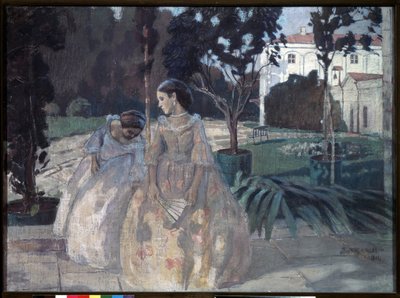 Tapestry by Viktor Elpidiforovich Borisov Musatov