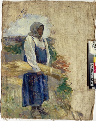 A reaper (1896) by Viktor Elpidiforovich Borisov Musatov