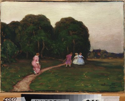 In the Garden by Viktor Ivanovich Zarubin