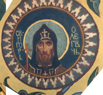 Saint Grand Prince Igor II Olgovich of Kiev by Viktor Mikhaylovich Vasnetsov