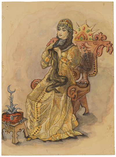 The Princess Who Never Smiled (Nesmeyana), 1896 by Viktor Mikhaylovich Vasnetsov
