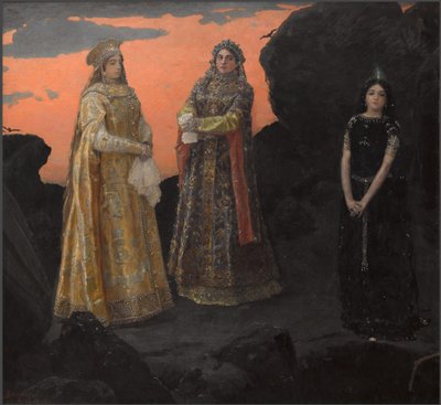 Three Queens of the Underground Kingdom, 1879 by Viktor Mikhaylovich Vasnetsov