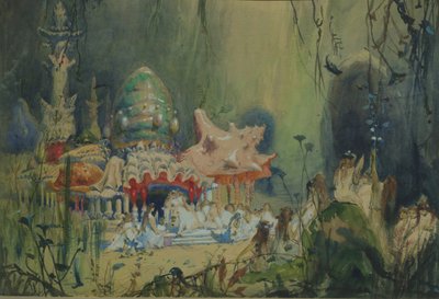 Underwater Kingdom. Stage Design for the Opera Rusalka by A. Dargomyzhsky, 1884 by Viktor Mikhaylovich Vasnetsov