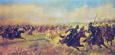 The Battle of Mir on 9 July 1812 by Viktor Viketyevich Masurovsky