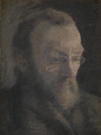 The Art Historian Karl Madsen, Later Director of Statens Museum for Kunst by Vilhelm Hammershøi