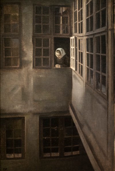 Court, Strandgade 30 by Vilhelm Hammershoi